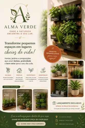 Hortas e jardins verticais!