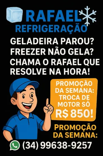 Conserto de geladeiras, freezers em geral