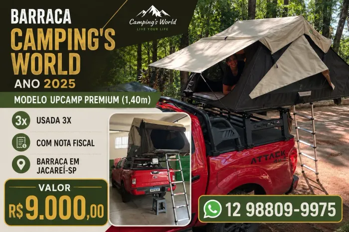 Barraca de teto Camping?s World