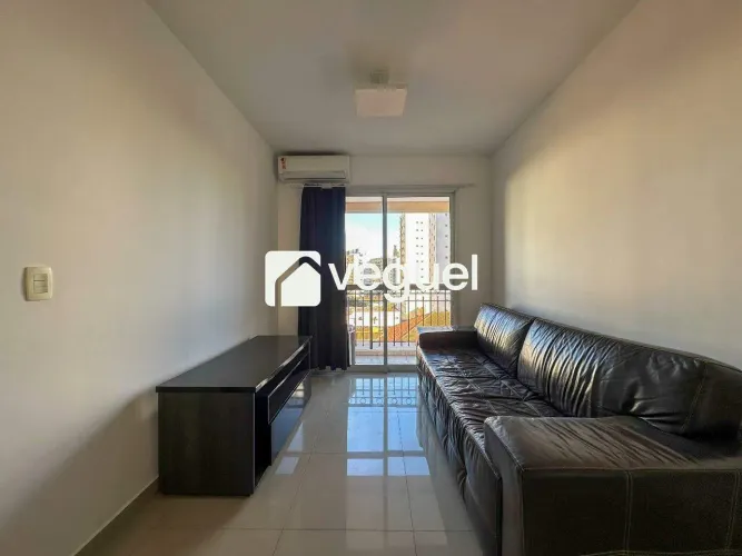 Apartamento mobiliado de 58m² com 1 quarto, 1 banheiro para alugar no bairro Cambuí, Campi