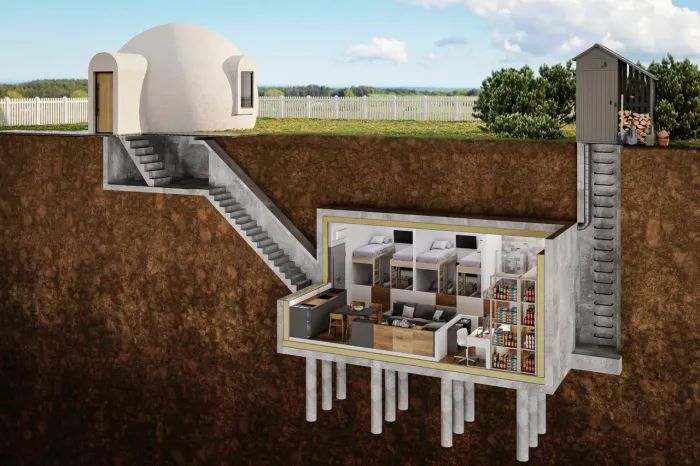 Construção de bunkers