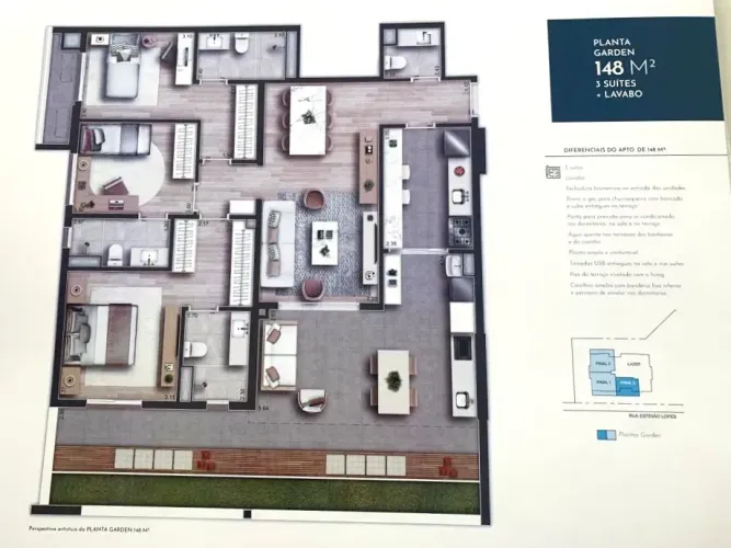 Apartamento para venda com 148 metros quadrados com 3 quartos em Butantã - São Paulo - São