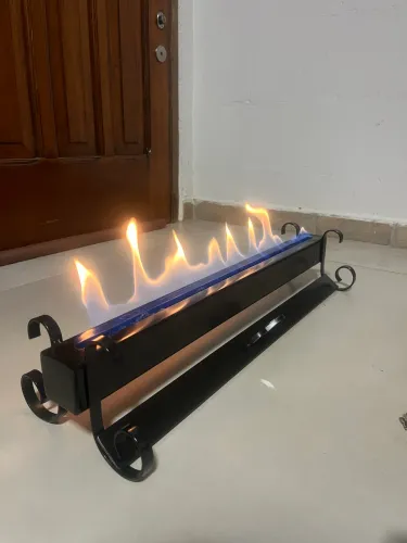Lareira interna a álcool