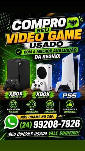 PS5, Xbox Séries S, Xbox Séries X - (LEIA O ANÚNCIO)