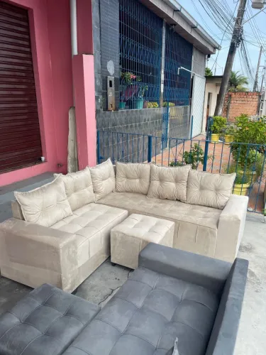 NOVOS SOFÁ CONJUNTO CANTO 1200 