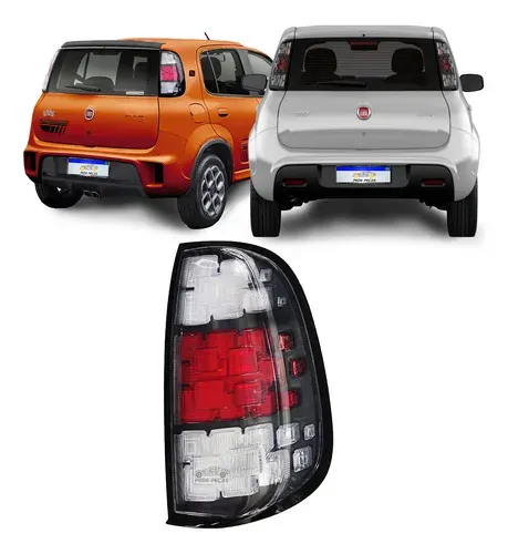 Lanterna Uno 2015 2016 2017 2018 2019 2020 2021 Cristal Ld Direito/passageiro Vermelho