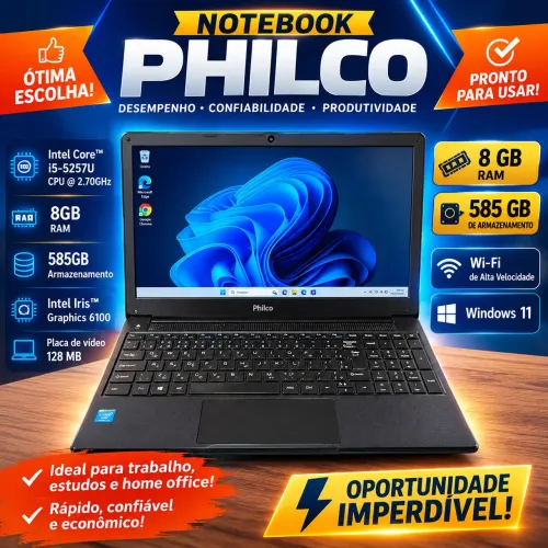 NOTEBOOK INTEL IRIS PHILCO 8GB NVM2