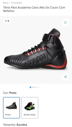 Bota ATRON Masculino tamanho 38. COURO 