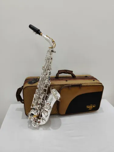 Sax Alto Tokai TSA-300P Mib - Prata - NOVO R$7.200,00 - Parcelo 21x cartão - Aceito trocas