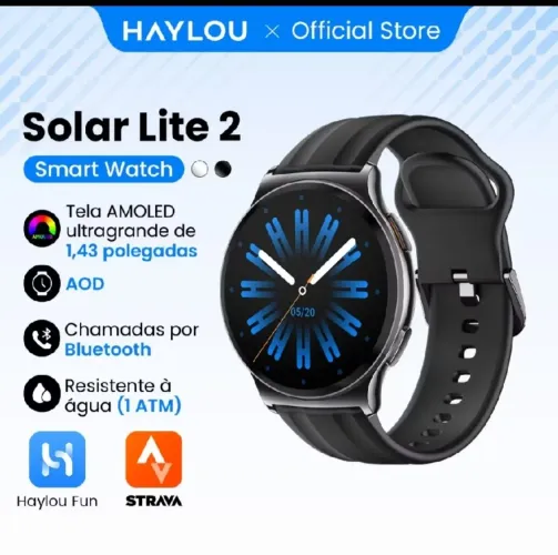 Haylou Solar Lite 2 - Smartwatch AMOLED AOD 1ATM Bluetooth 5.4