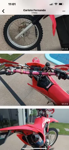 Crf 250 f 2021 equipada