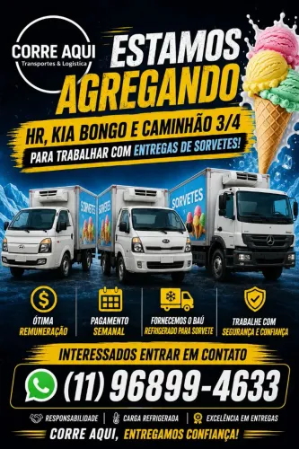 Agregar HR Kia bongo Caminhão 3/4