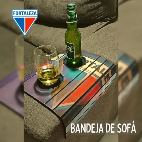 Bandeja Braço de Sofá Porta Copos Fortaleza_ CS349