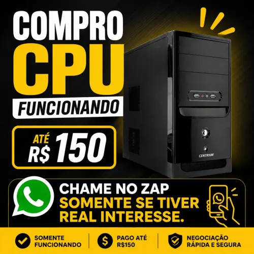 CPU EM BOM ESTADO DE FUNCIONAMENTO