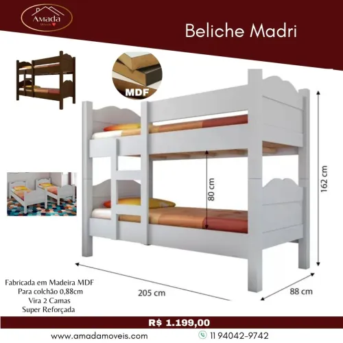 Beliche Madri - à pronta entrega