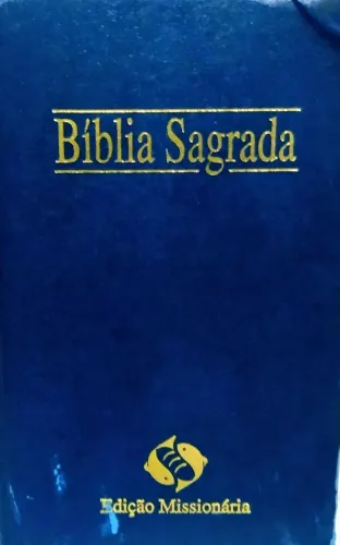 Livro - Bíblia Sagrada Edição Missionária - 2 Edição - Livro Raro