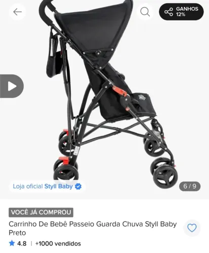 Carrinho de bebê