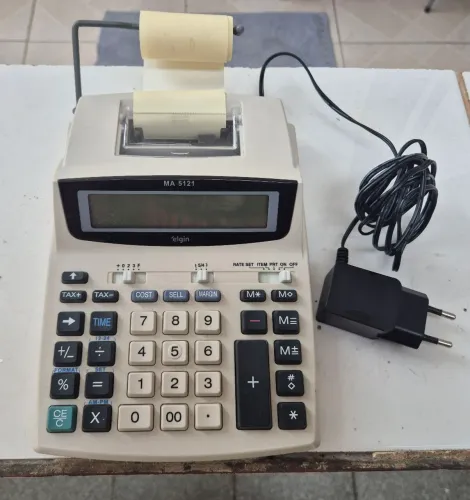 Calculadora de Mesa Elgin C/Bobina