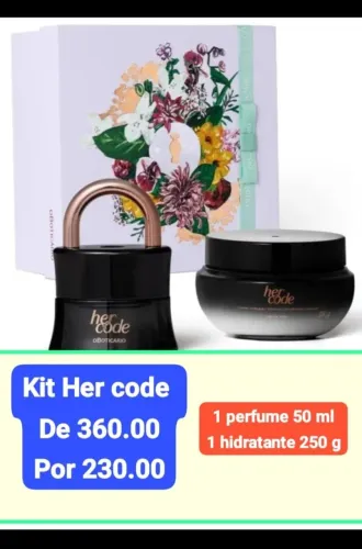 Kit Her Cold ( Perfume e Hidratante)