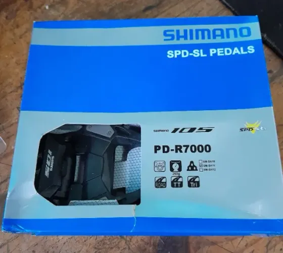 Pedal padrão SPDSL (padrão shimano PD-R7000) - com tacos
