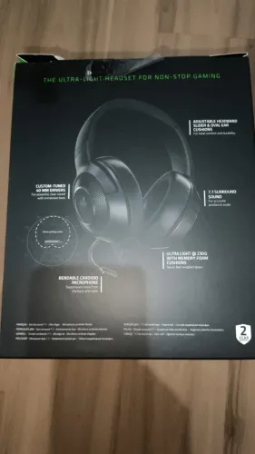Headset Razer Kraken X Lite Essential Wired Gaming