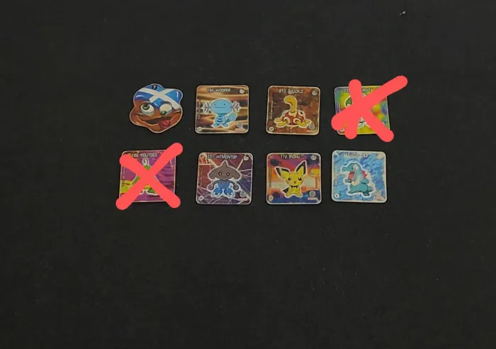 Flag louco + tazos pokemon Elma chips