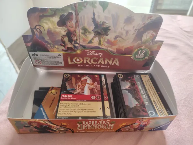 Lote cartas Lorcana coleção nova (12) wilds