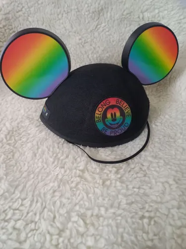 Chapéu Orelhas de Mickey Disney Original - Pride Collection (Raro)