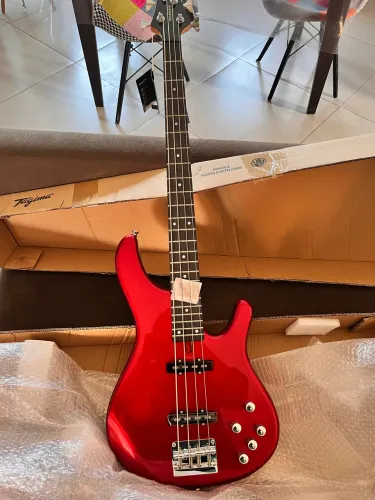 CONTRABAIXO ATIVO CLASSIC TAGIMA MILLENIUM 4 CORDAS METALLIC RED