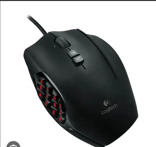 Mouse para jogos Logitech G600 MMO USB Laser com iluminação RGB