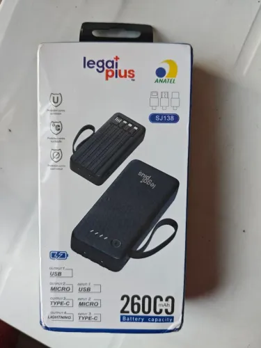 Carregador portátil (Power bank) de 26.000 mah