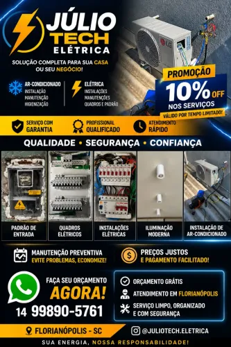 Eletricista e tec ar condicionado