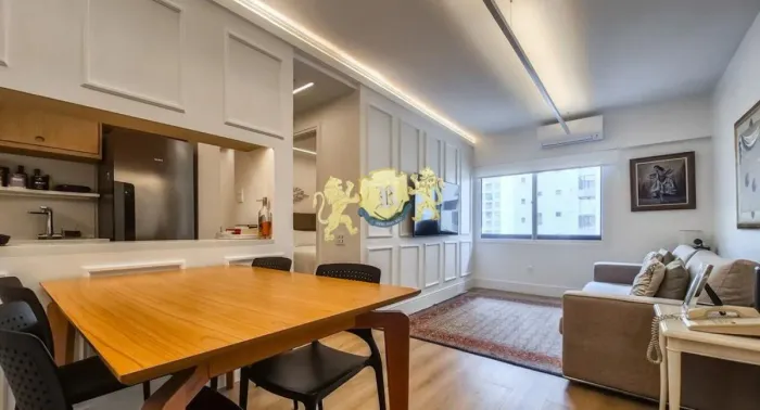 Flat mobiliado à venda no Itaim Bibi | 42m² | 1 Dormitório | 1 Vaga de Garagem
