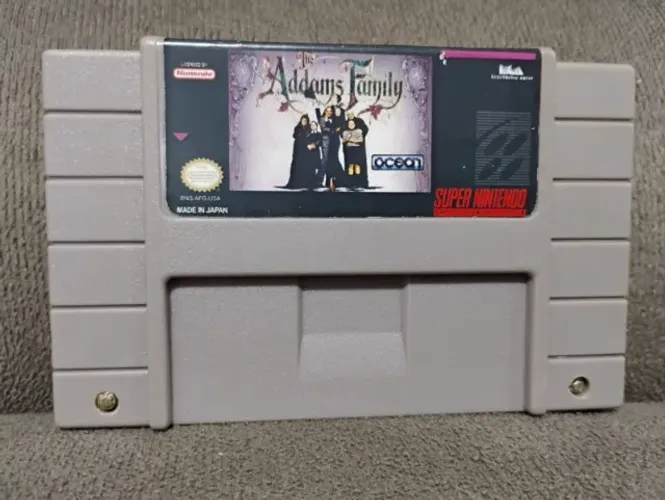 Cartucho The Addams Family SNES - Paralelo
