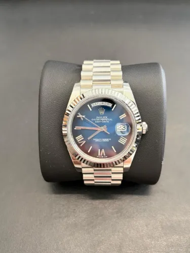 Relógio Rolex Day-Date Mostrador Ombrê - ETA 1:1 TW | Vidro Safira | Novo
