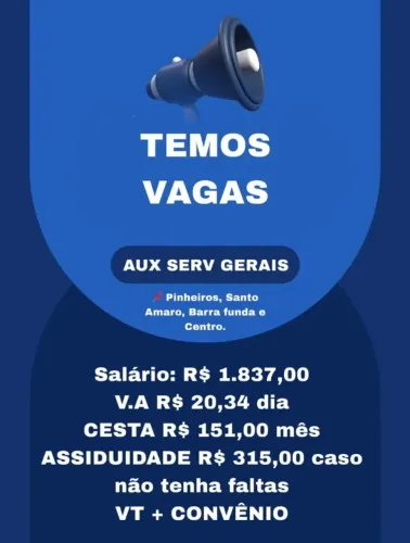 Auxiliar de Limpeza