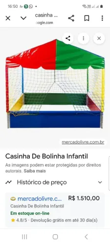 Casinha de bolinha