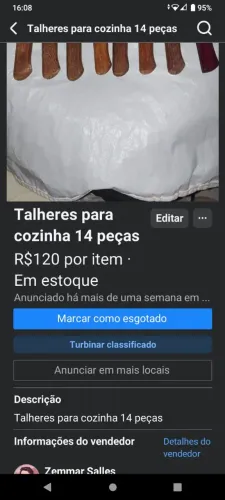 Talheres para cozinha - 14 meses