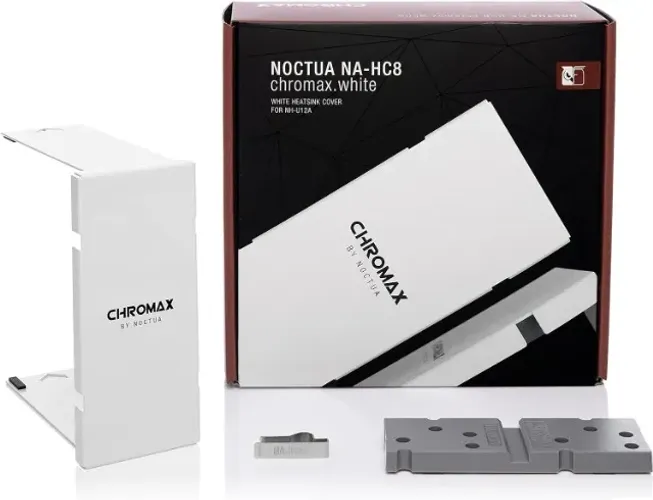 Cover Para Heatsink Noctua NA-HC8 CH.WT, Branco, Alumínio, Air Cooler Noctua NH-U12A, PC