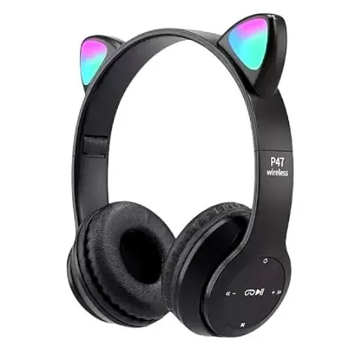 Fone de ouvido gatinho bluetooth