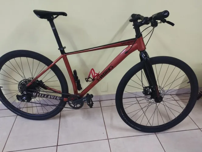 Bike gravel boost 12v pintura Specialized freio a disco hidráulico Tam 19