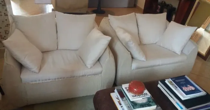 Poltronas de tricô 