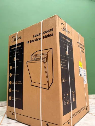 [OFERTA 70%] Lava Louças 14 serviços cor preta