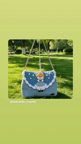 Bolsas Princesas crochê