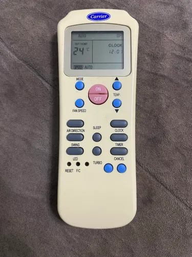 Controle ar condicionado carrier 