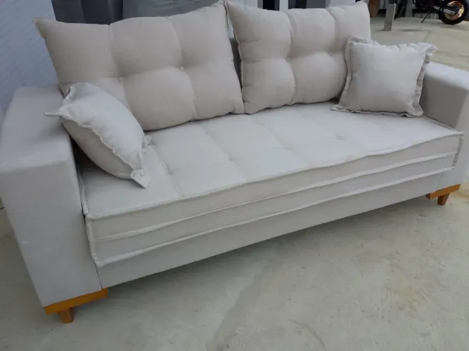 Sofá comum de luxo beje