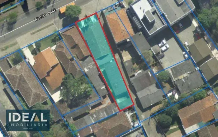 Cristo Rei - Terreno à venda, 427 m² por R$ 870.000 - Curitiba/PR