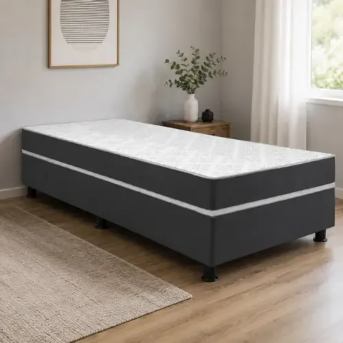 Menor preço! Receba amanhã! Cama Box Isa Solteiro com Molas Ensacadas 88x188x60cm Ortobell