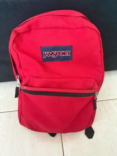 Mochila jansport vermelha