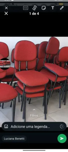 Cadeira para comércio e igrejas